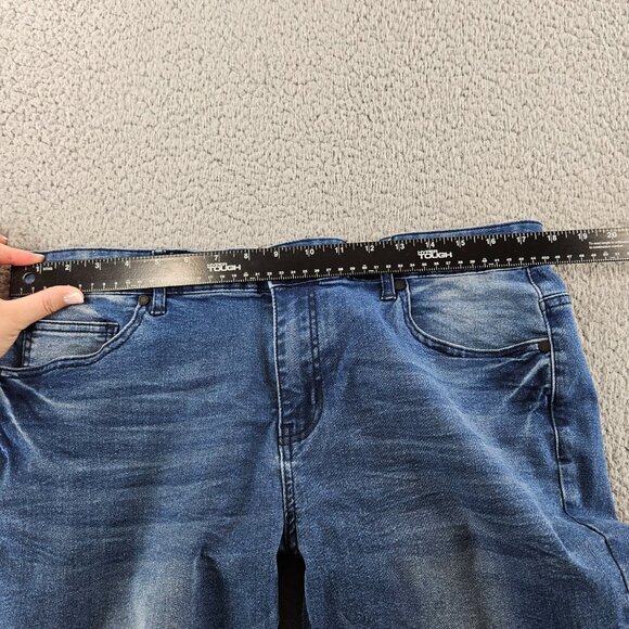 Nick Danger Jeans Mens 36x30 Blue Slim Fit Straight‎ Supreme Flex Stretch - Picture 7 of 16